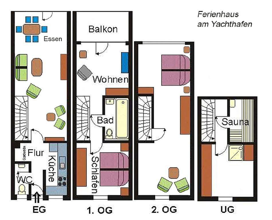 Ferienhaus Südblick am Yachthafen Breege Exterior foto